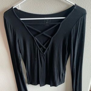 Black long sleeve PacSun top XS